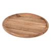 Xenos Borrelplanken|Kaarsenplateaus-Acacia tray rond - ø22 cm