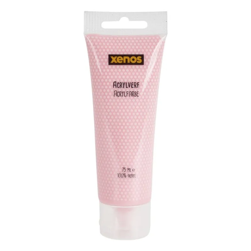 Xenos Verf-Acrylverf roze - 75 ml