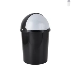Xenos Prullenbakken-Afvalbakje mini-bullit - diverse varianten - 6 liter