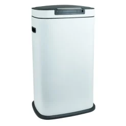 Xenos Prullenbakken-Afvalemmer push - wit - 38 liter