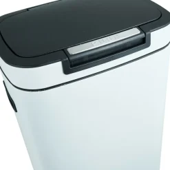 Xenos Prullenbakken-Afvalemmer push - wit - 38 liter