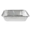 Xenos Barbecue-Aluminium tray - set van 4 - 6x26x19 cm