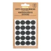 Xenos Viltjes-Anti-krasrubbers - zwart - set van 20