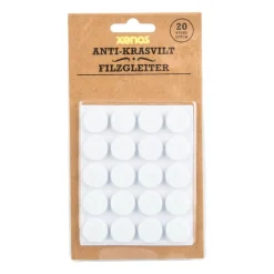 Xenos Viltjes-Anti-krasvilt - wit - set van 20