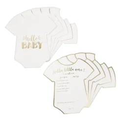 Xenos Babyshower-Babyshower invulkaarten - set van 10