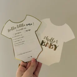 Xenos Babyshower-Babyshower invulkaarten - set van 10