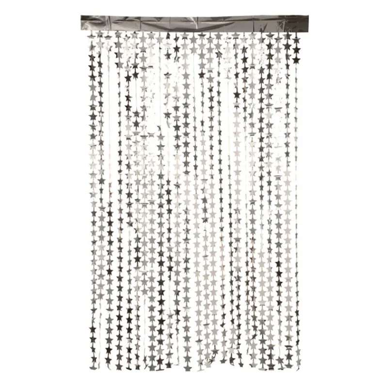 Xenos Backdrop|Slingers-Backdrop slinger met sterren - 200x120 cm - diverse varianten