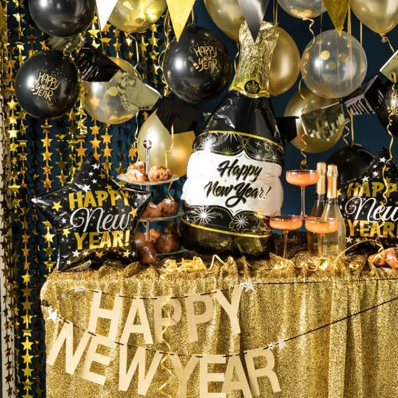 Xenos Backdrop|Slingers-Backdrop slinger met sterren - 200x120 cm - diverse varianten