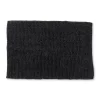 Xenos Badmatten-Badmat chenille - zwart - 40x60 cm
