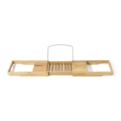 Xenos Doucherekjes|Badkamer Accessoires-Badrek bamboe - 70x23 cm