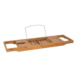Xenos Doucherekjes|Badkamer Accessoires-Badrek bamboe - 70x23 cm