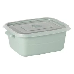 Xenos Bewaardozen|Magnetrondozen-Bakje voor magnetron - 1 liter - groen