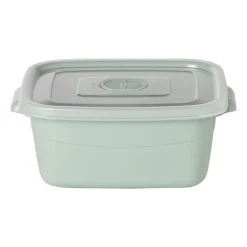 Xenos Bewaardozen|Magnetrondozen-Bakje voor magnetron - 2 liter - groen