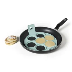 Xenos Bakvormen-Bakring voor 7 pannenkoeken - rond - groen