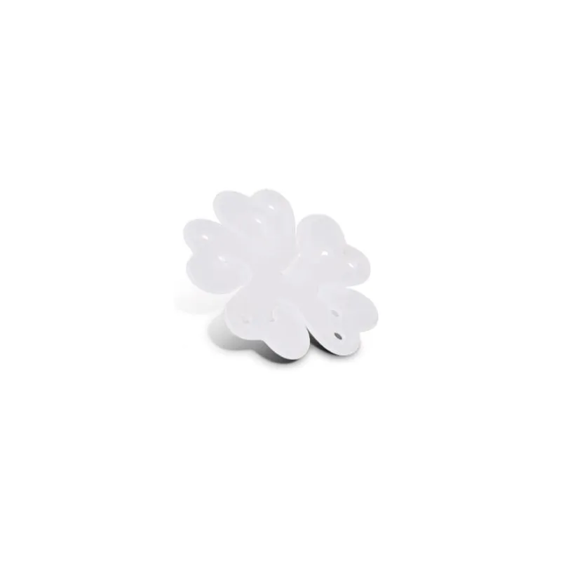 Xenos Ballonnen-Ballon clip bloemvorm - set van 10 - ø8x1 cm