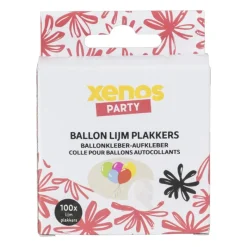 Xenos Ballonnen-Ballon lijm plakkers - set van 100