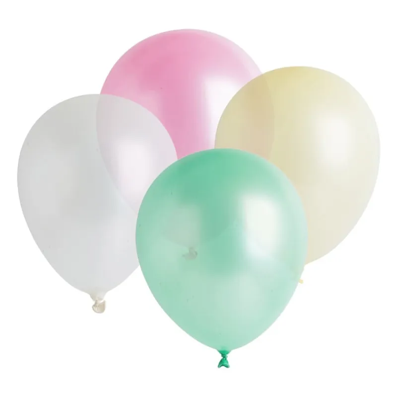 Xenos Ballonnen-Ballonnen - multikleur - set van 8
