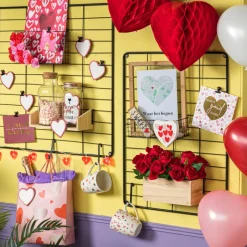 Xenos Ballonnen|Bruiloft-Ballonnen hartvorm - rood/roze - 6 stuks