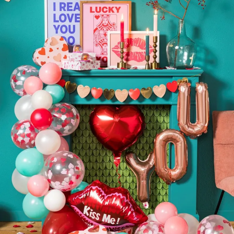 Xenos Ballonnen|Bruiloft-Ballonnen metallic - wit - 9 stuks