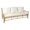 Xenos Bankjes-Bamboe bank Padang - 3-zits - 80x180x70 cm