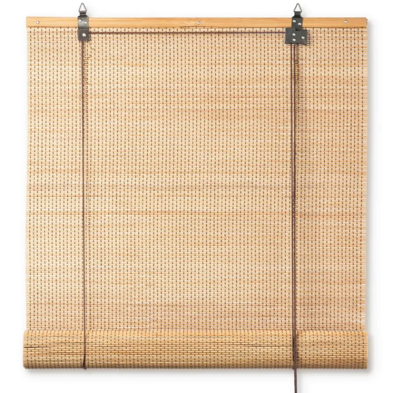 Xenos Rolgordijnen-Bamboe rolgordijn - naturel - 60x130 cm