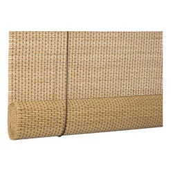 Xenos Rolgordijnen-Bamboe rolgordijn - naturel - 60x130 cm