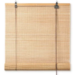 Xenos Rolgordijnen-Bamboe rolgordijn - naturel - 150x180 cm
