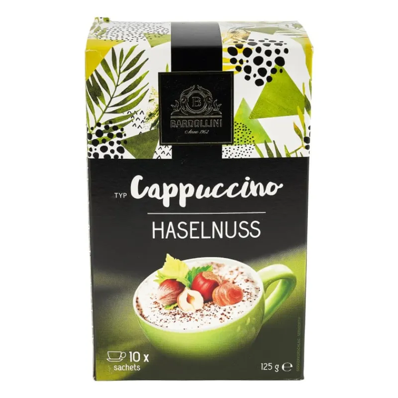 Xenos Koffie-Bardollini cappuccino - hazelnoot - 8 zakjes