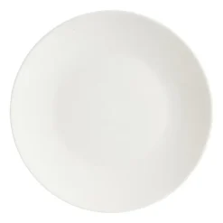 Xenos Borden-Basic ontbijtbord rond - wit - Ø19 cm