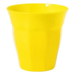 Xenos Buitenservies|Kinderservies-Beker facet - geel - 250 ml