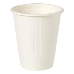 Xenos Wegwerpservies-Bekers bagasse - 275 ml - set van 8