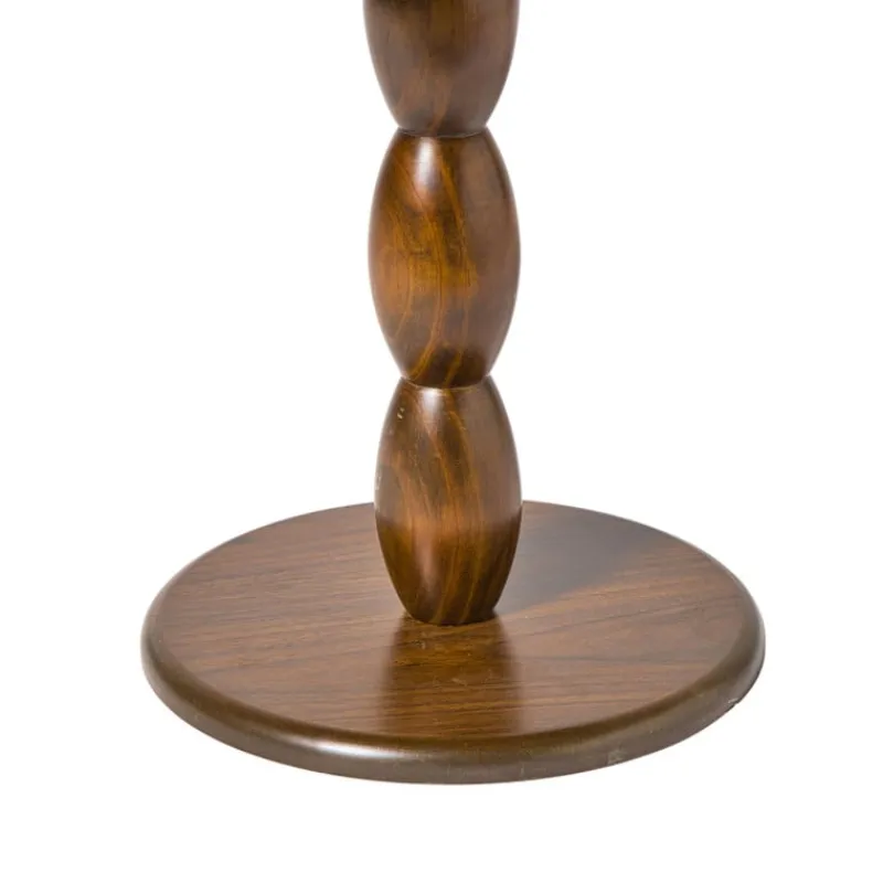 Xenos Bijzettafels-Bijzettafel Anna - bruin - ø40x40 cm