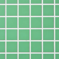 Xenos Bijzettafels-Bijzettafel checks - groen - 48x48x32 cm