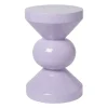 Xenos Bijzettafels-Bijzettafel diabolo - lila - ø33x50 cm
