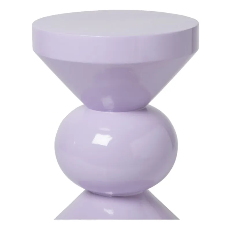 Xenos Bijzettafels-Bijzettafel diabolo - lila - ø33x50 cm