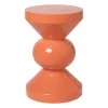 Xenos Bijzettafels-Bijzettafel diabolo - peach - ø33x50 cm