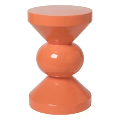 Xenos Bijzettafels-Bijzettafel diabolo - peach - ø33x50 cm