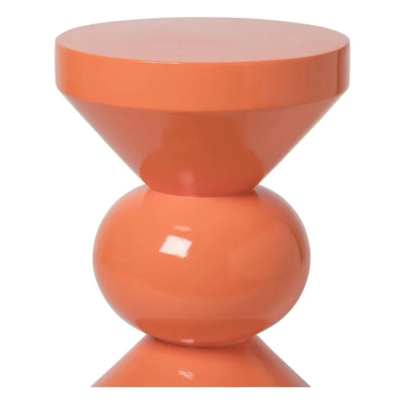 Xenos Bijzettafels-Bijzettafel diabolo - peach - ø33x50 cm