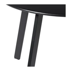 Xenos Bijzettafels-Bijzettafel Diego klein - zwart - ø60x46 cm
