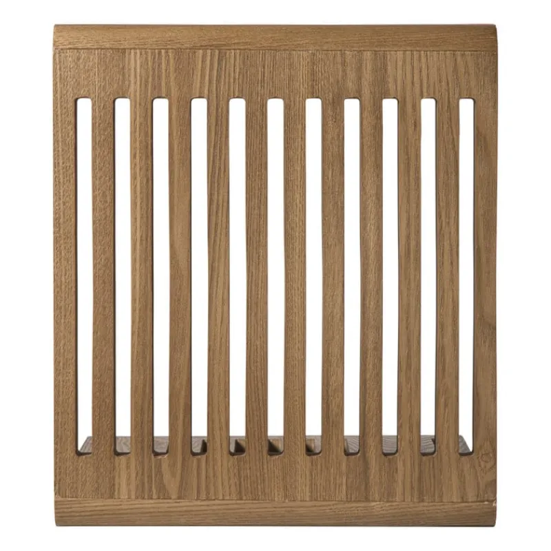 Xenos Bijzettafels-Bijzettafel Japandi klein - bruin - 34x34x29 cm
