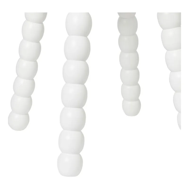 Xenos Bijzettafels-Bijzettafel Julia - wit - ø40x40 cm