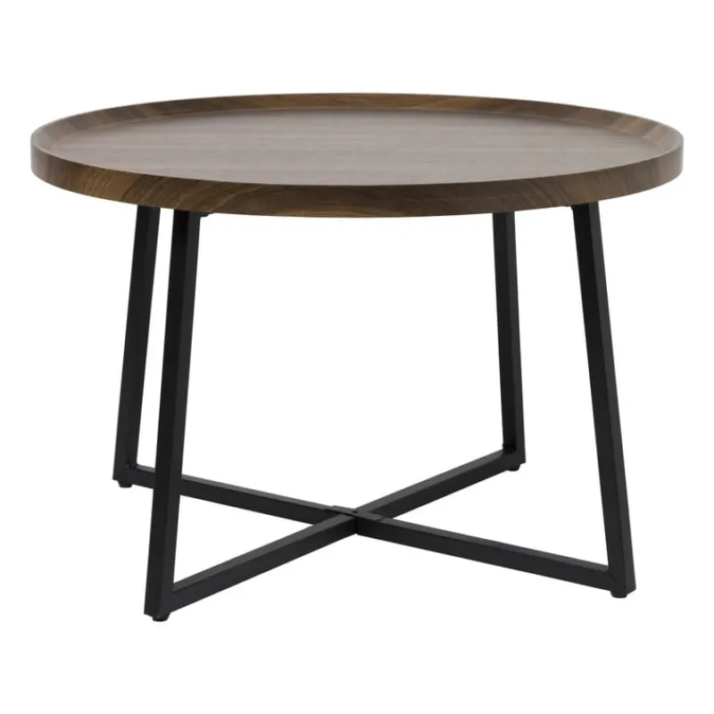 Xenos Bijzettafels-Bijzettafel Max - MDF/metaal - ø70x46 cm