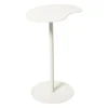 Xenos Bijzettafels-Bijzettafel Mica organisch - wit - 53x35x26 cm