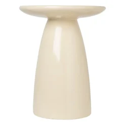Xenos Bijzettafels-Bijzettafel Paris - beige - ø36x46 cm