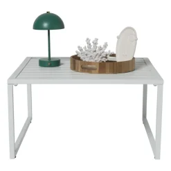 Xenos Bijzettafels-Bijzettafel Tenerife - wit - ø64x35 cm