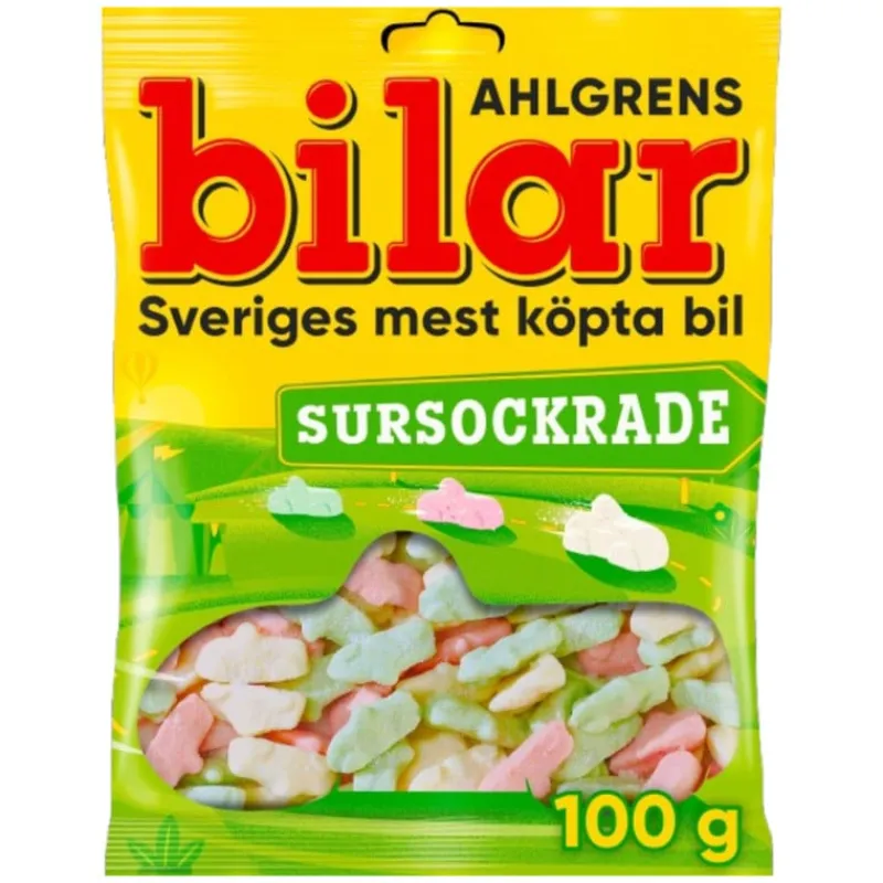 Xenos Snoep-Bilar - zoet/zuur - 100 gram