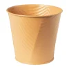Xenos Plantenbakken|Bloempotten-Bloempot patroon maat S - ø12x13 cm - oranje