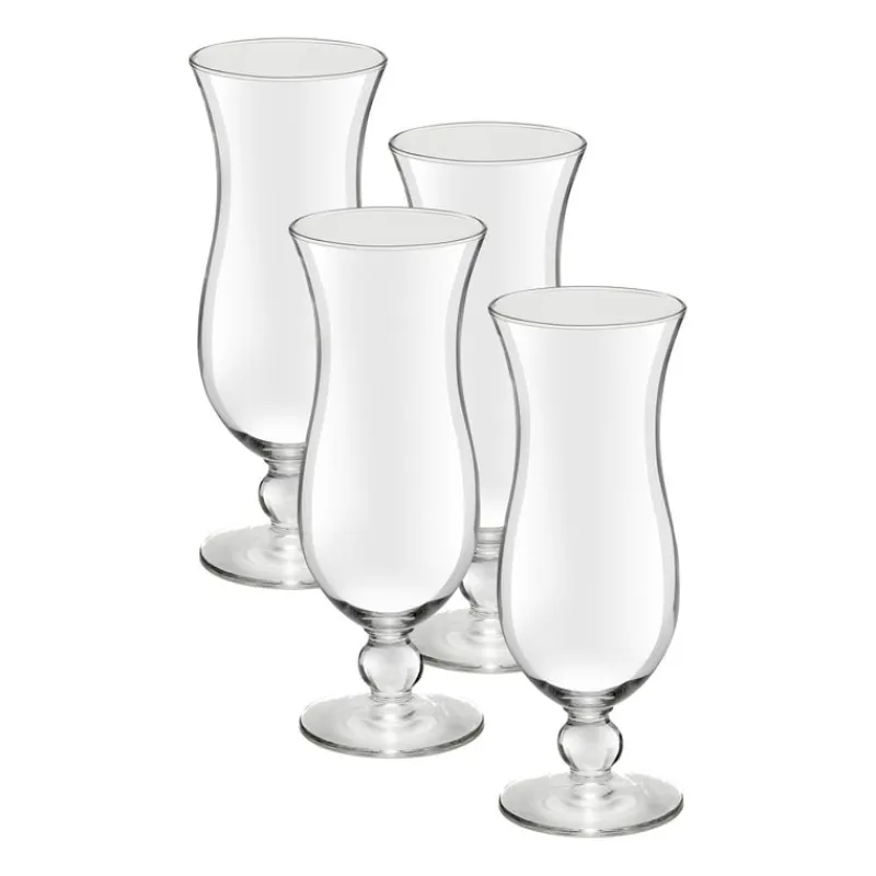 Xenos Glazensets|Cocktailglazen-Blue Hawaii glas - 440 ml - set van 4