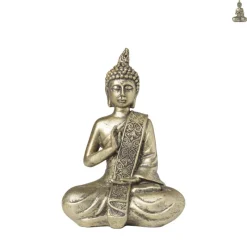 Xenos Boeddha Beelden|Decoratieve Beelden-Boeddha goud - diverse varianten - 18.2x12.3x8.3 cm