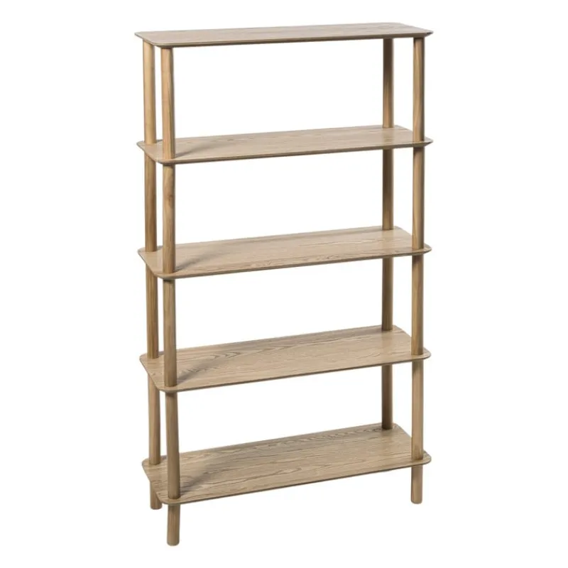 Xenos Boekenkasten|Vakkenkasten-Boekenkast Scandi - naturel - 140x80x30 cm